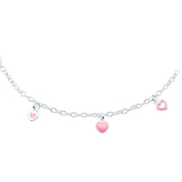 vDam Ketting Hart 38cm Cm Zilver Wit 1018888  38cm
