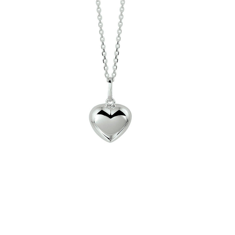 vDam Ketting Hart 41 + 4 Cm Zilver Wit 1019663