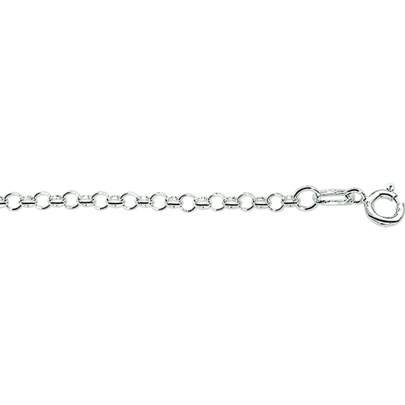 vDam Ketting Jasseron 2,5 Mm Zilver Wit 1015656