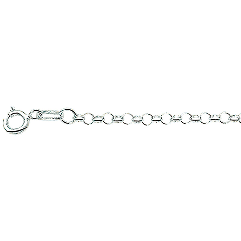 vDam Ketting Jasseron 2,5 Mm Zilver Wit 1016851