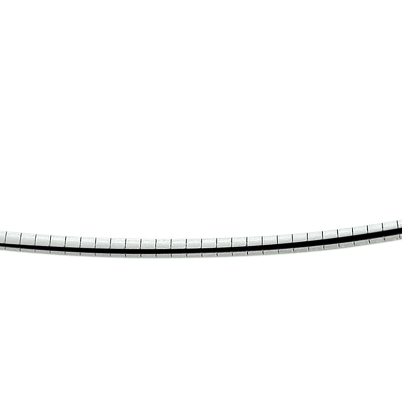 vDam Ketting Omega Bol 2,75 Mm Zilver Wit 1016863