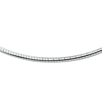 vDam Ketting Omega Rond 2,75 Mm Zilver Wit 1016873