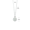 vDam Ketting Voetbal 38cm Cm Zilver Wit 1021156  38cm