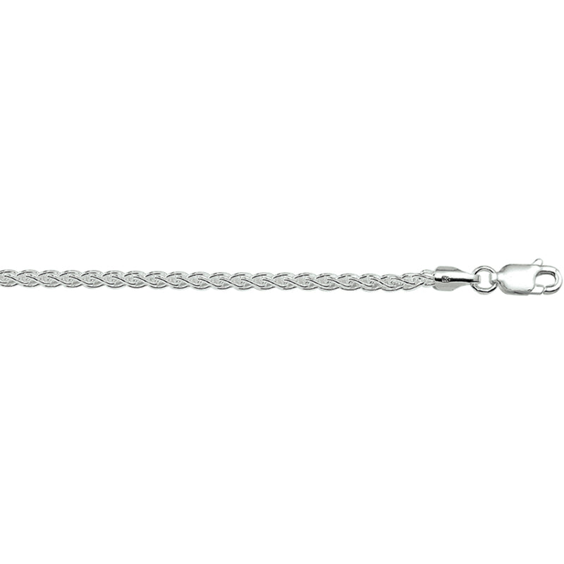 vDam Ketting Vossestaart 1,7 Mm Zilver Wit 1015835