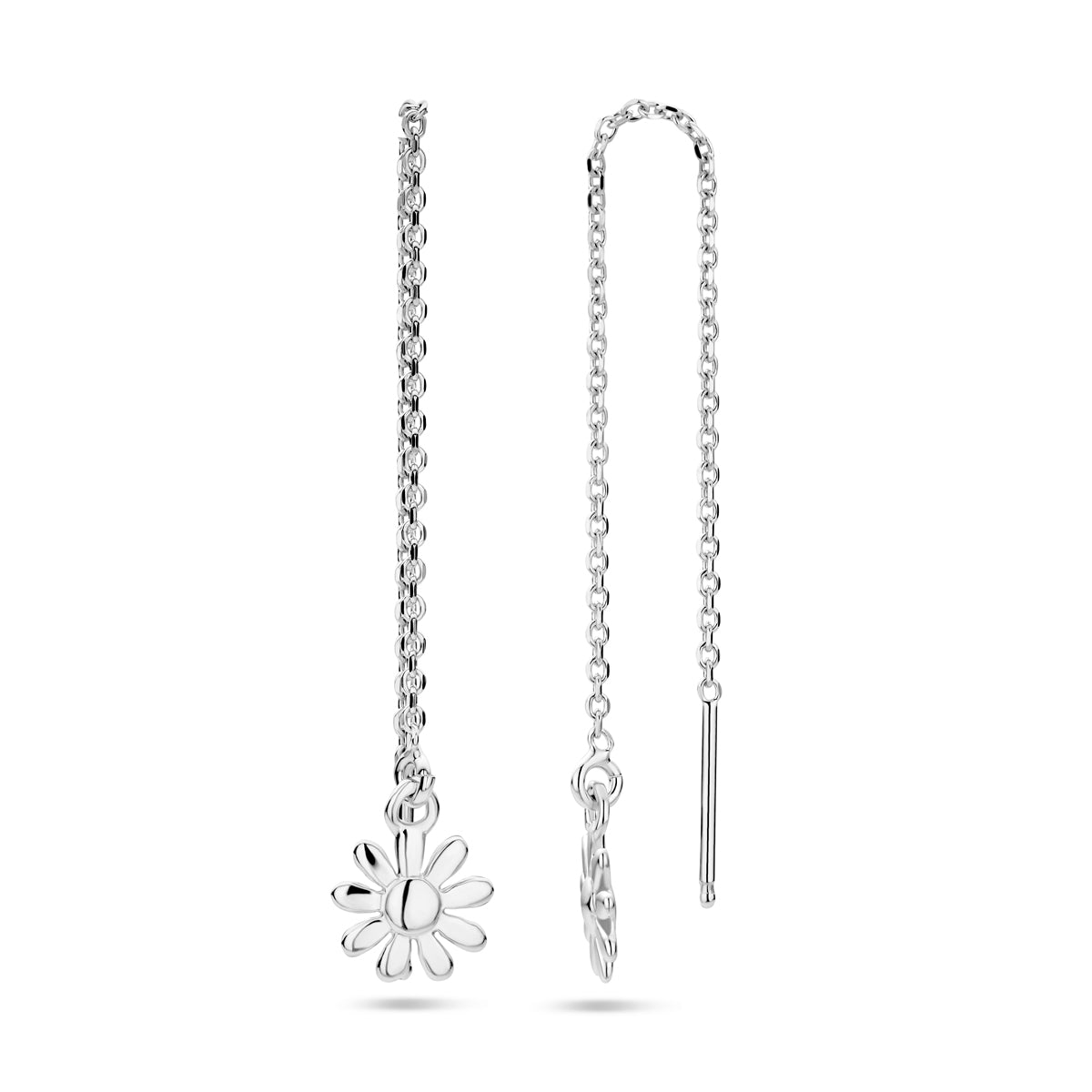 vDam Doortrekoorbellen Bloem Zilver Gerhodineerd 1338623