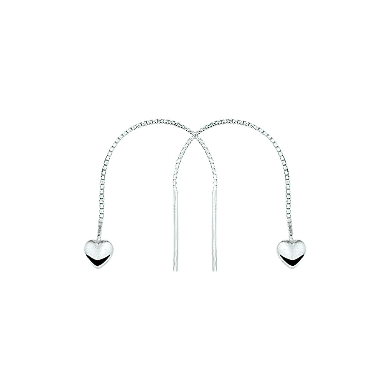 vDam Doortrekoorbellen Hart Zilver Gerhodineerd 1329589