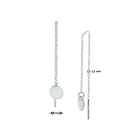 vDam Doortrekoorbellen Rondje Zilver Gerhodineerd 1327813