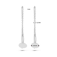 vDam Doortrekoorbellen Rondje Zilver Gerhodineerd 1334842