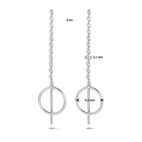 vDam Doortrekoorbellen Rondje Zilver Gerhodineerd 1334843