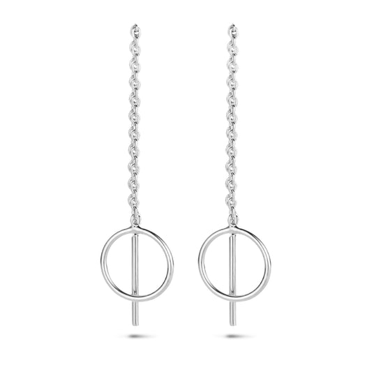 vDam Doortrekoorbellen Rondje Zilver Gerhodineerd 1334843