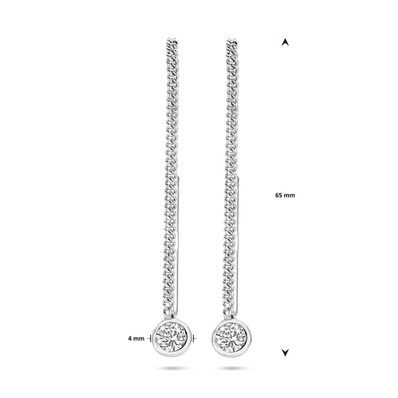 vDam Doortrekoorbellen Zirkonia 65 Mm Zilver Gerhodineerd 1329590