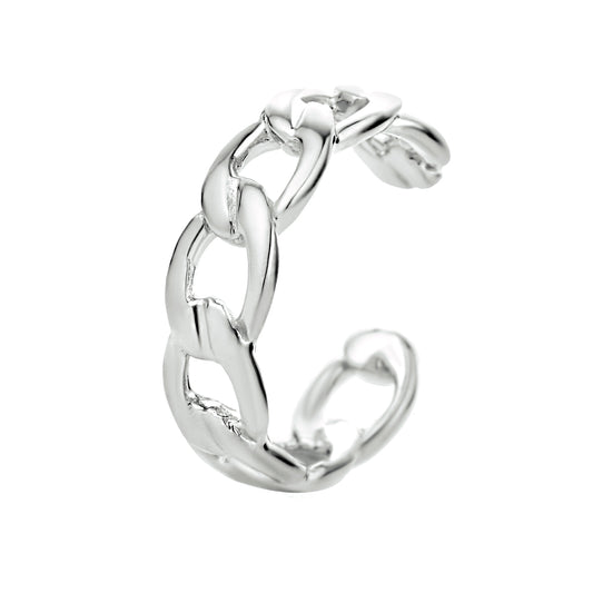 vDam Earcuff Schakel Zilver Gerhodineerd 1334223