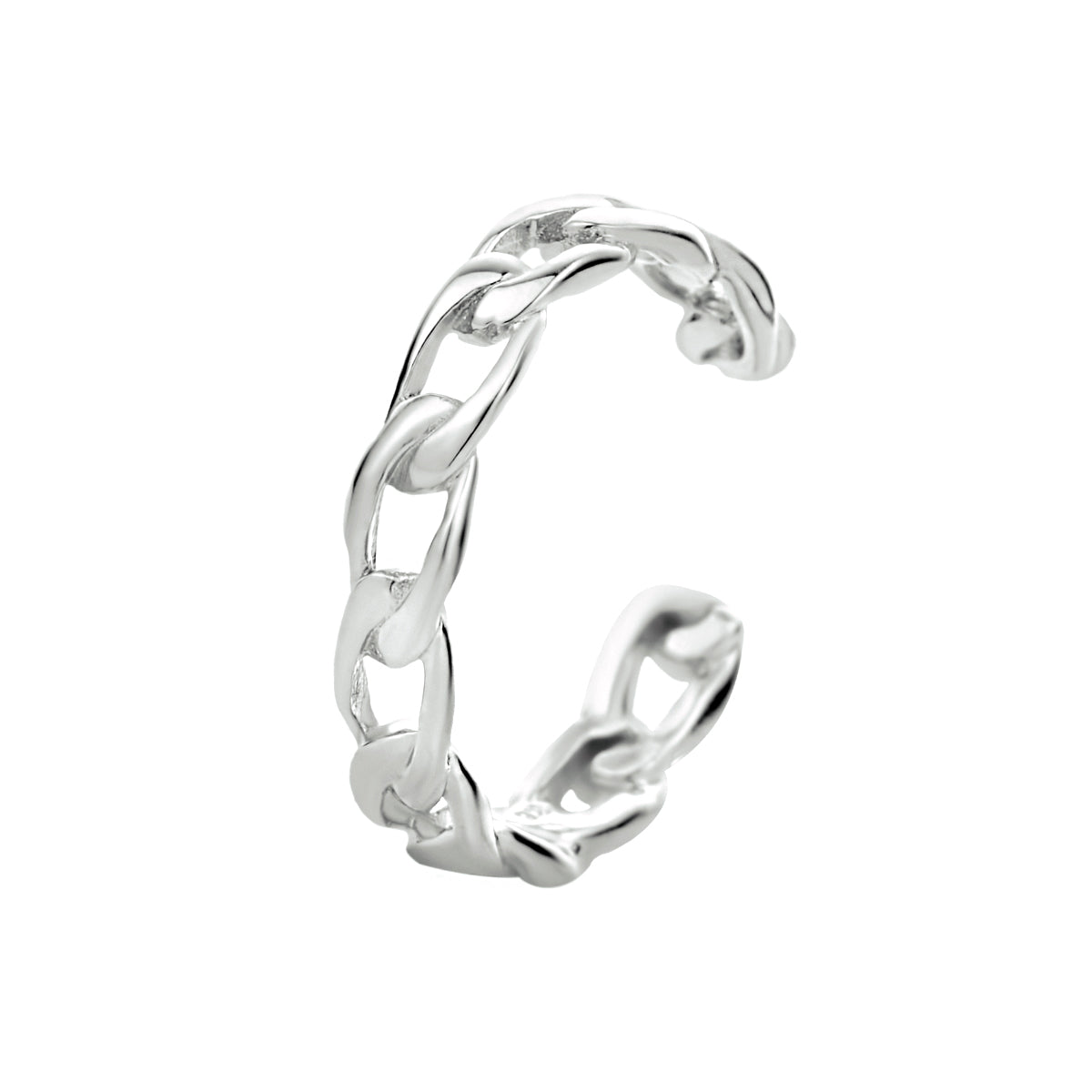 vDam Earcuff Schakel Zilver Gerhodineerd 1334224