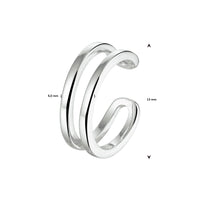 vDam Earcuff Zilver Gerhodineerd 1333035