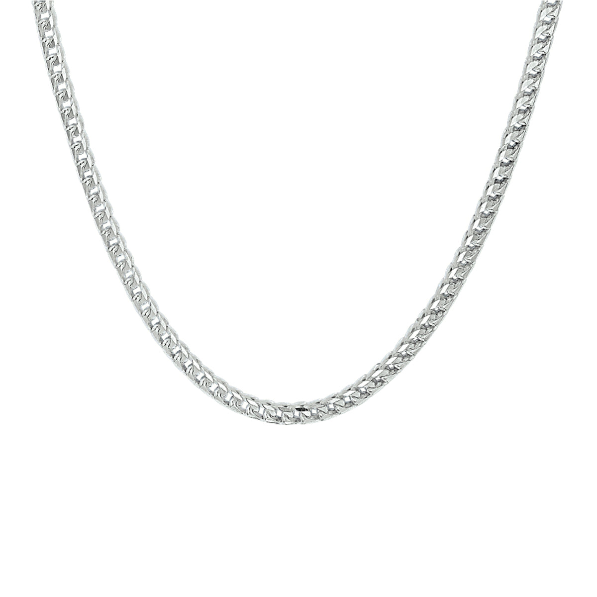 vDam Gourmette 3,0 Mm Zilver Gerhodineerd 1337525