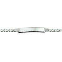 vDam Graveerarmband Gourmet 6 Mm Zilver Gerhodineerd 1329835