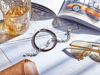 vDam Graveerarmband Gourmette 6-zijdes Geslepen Plaat 5,0 Mm Zilver Gerhodineerd 1332225  20cm