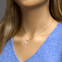 vDam Graveercollier Rondje 40cm + 5 Cm Zilver Gerhodineerd 1332783  40cm