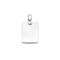 vDam Graveerhanger 13,5 Mm Zilver Gerhodineerd 1340456