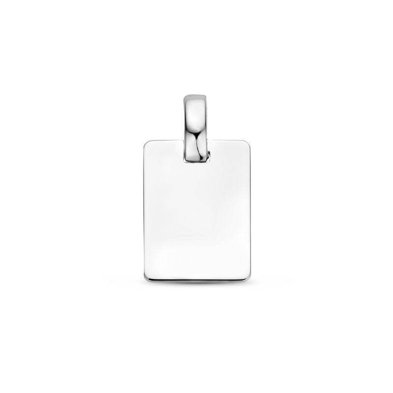 vDam Graveerhanger 13,5 Mm Zilver Gerhodineerd 1340456