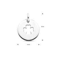 vDam Graveerhanger 14 Mm Zilver Gerhodineerd 1340755