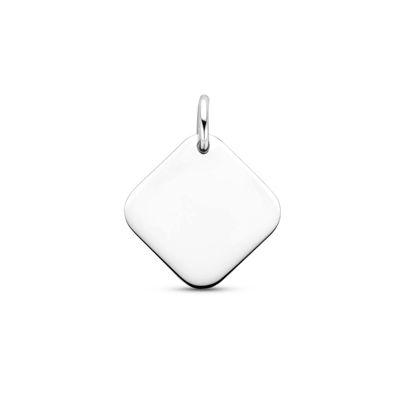 vDam Graveerhanger 15 Mm Zilver Gerhodineerd 1340756