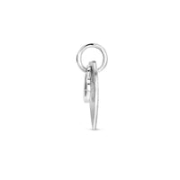 vDam Graveerhanger Hartje Poli/mat 13 Mm Zilver Gerhodineerd 1340459