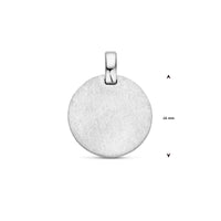 vDam Graveerhanger Ijsmat 16 Mm Zilver Gerhodineerd 1340458