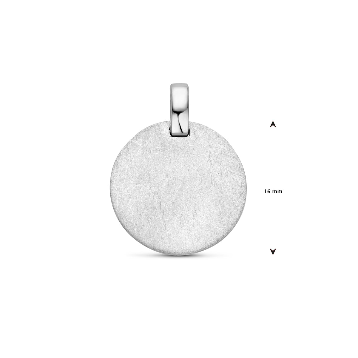 vDam Graveerhanger Ijsmat 16 Mm Zilver Gerhodineerd 1340458