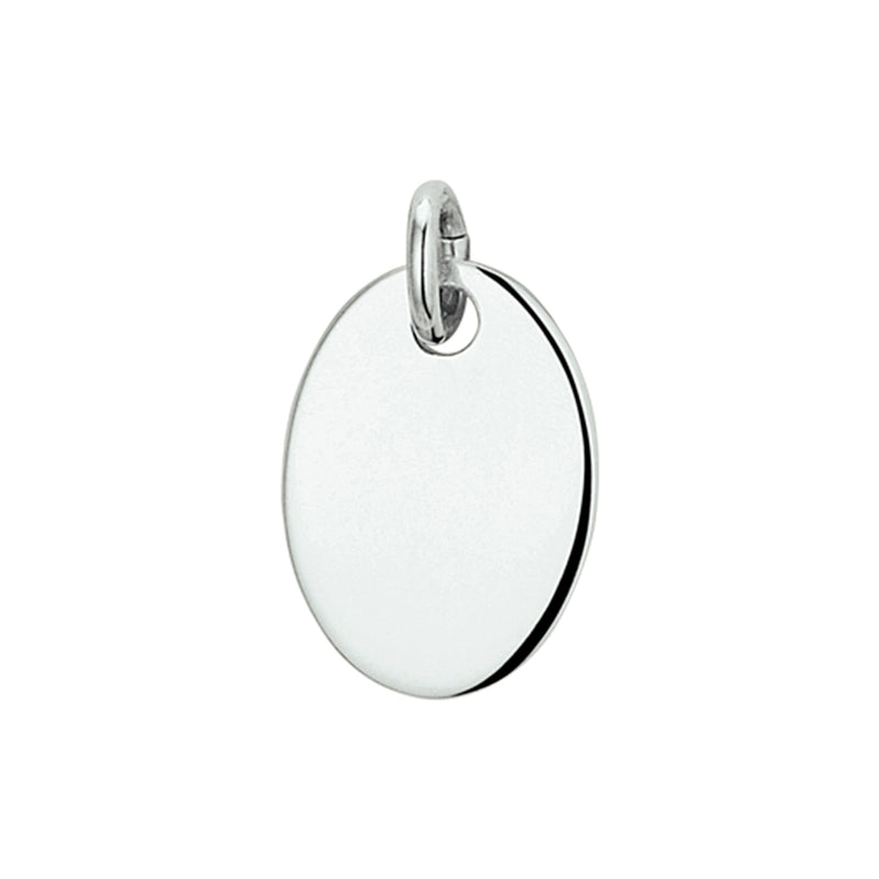 vDam Graveerhanger Ovaal Zilver Gerhodineerd 1326329