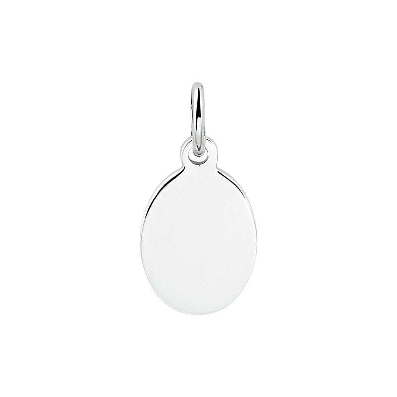 vDam Graveerhanger Ovaal Zilver Gerhodineerd 1333357
