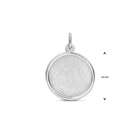 vDam Graveerhanger Poli/ijsmat 16 Mm Zilver Gerhodineerd 1340473