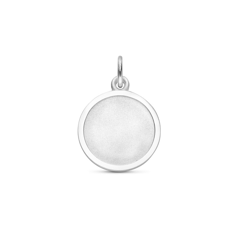 vDam Graveerhanger Poli/mat 14 Mm Zilver Gerhodineerd 1340457