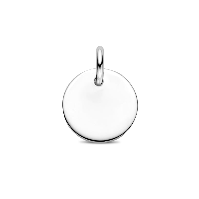 vDam Graveerhanger Rond Zilver Gerhodineerd 1327106