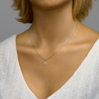 vDam Graveerhanger Rond Zilver Gerhodineerd 1333351