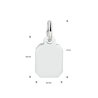 vDam Graveerhanger Zilver Gerhodineerd 1333345