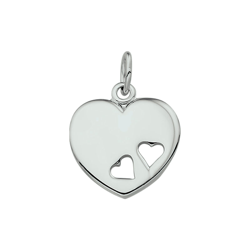 vDam Graveerhartje Gestanste Hartjes Zilver Gerhodineerd 1329800