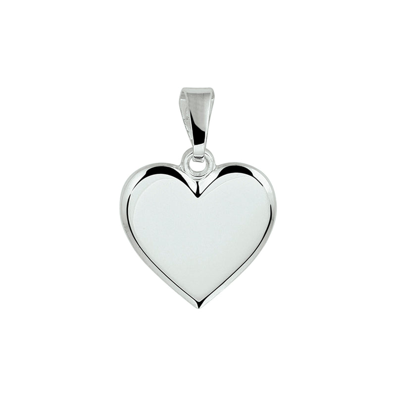 vDam Graveerhartje Zilver Gerhodineerd 1328136