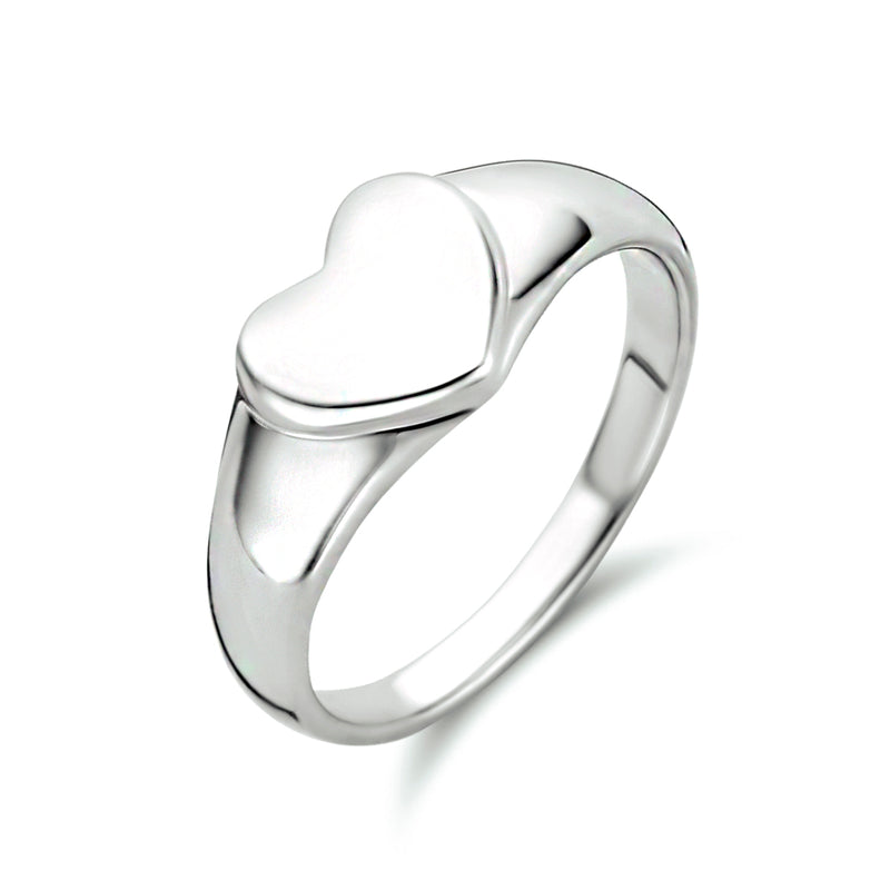 vDam Graveerring Hart Zilver Gerhodineerd 1334277