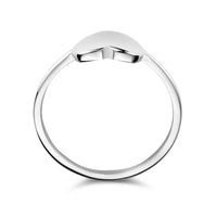 vDam Graveerring Hart Zilver Gerhodineerd 1334409 Maat 16