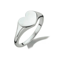 vDam Graveerring Hart Zilver Gerhodineerd 1334524