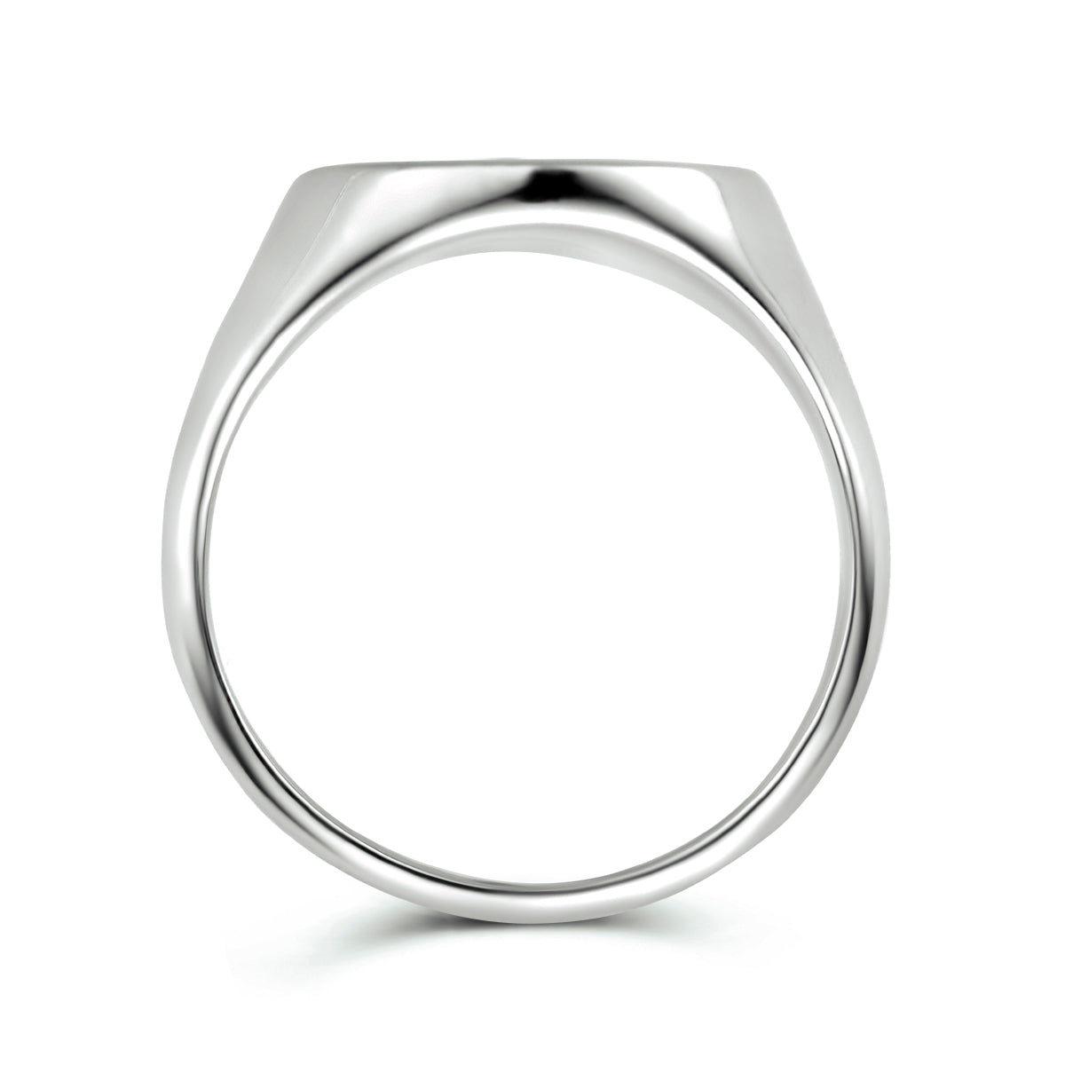 vDam Graveerring Ovaal Zilver Gerhodineerd 1335031 Maat 17¼