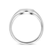 vDam Graveerring Rondje Zilver Gerhodineerd 1336167 Maat 15