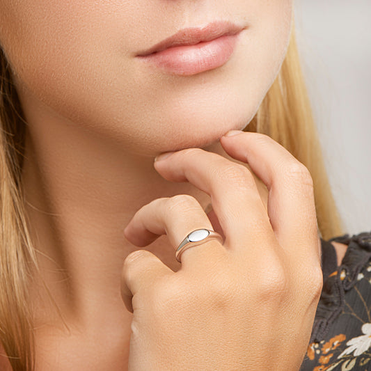 vDam Graveerring Zilver Gerhodineerd 1330224 Maat 19