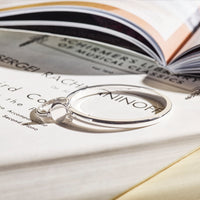 vDam Graveerring Zilver Gerhodineerd 1330428 Maat 16½