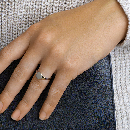 vDam Graveerring Zilver Gerhodineerd 1332201 Maat 16