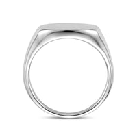 vDam Graveerring Zilver Gerhodineerd 1340508 Maat 17¾