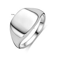 vDam Graveerring Zilver Gerhodineerd 1340512 Maat 17¾