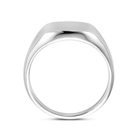 vDam Graveerring Zilver Gerhodineerd 1340512 Maat 17¾