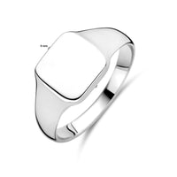 vDam Graveerring Zilver Gerhodineerd 1340764 Maat 19